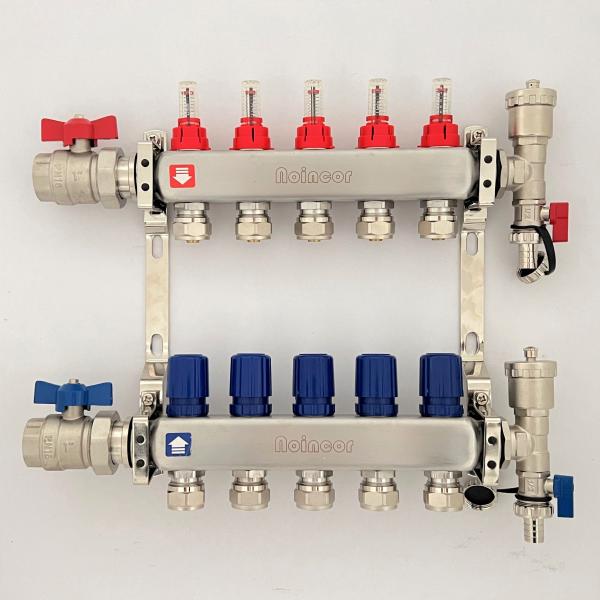 Stainless Steel Underfloor Heating Manifolds in Floor Heating Systems