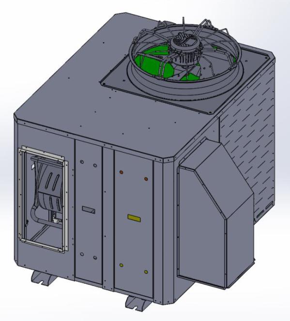 100% Outdoor Air Reverse Cycle Package Rooftop Unit