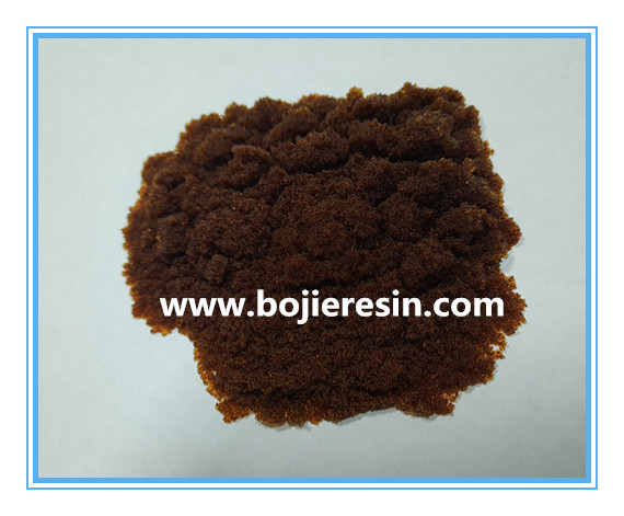 Nickel extraction resin