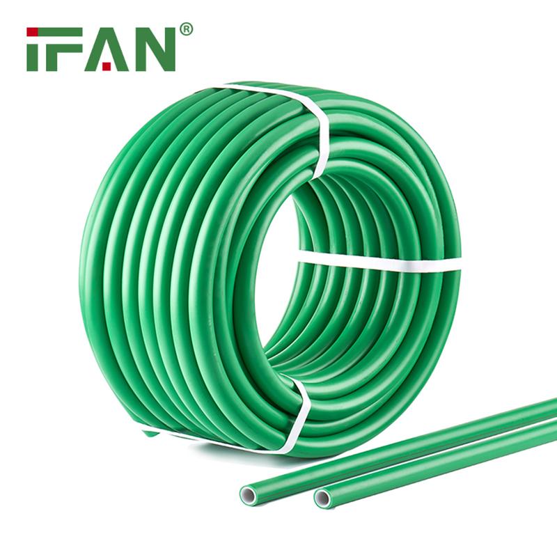 IFAN En 15874 PPR Pipe 20-63mm Customized Plumbing Materials Pn20 PPR Aluminum Plastic Pipe