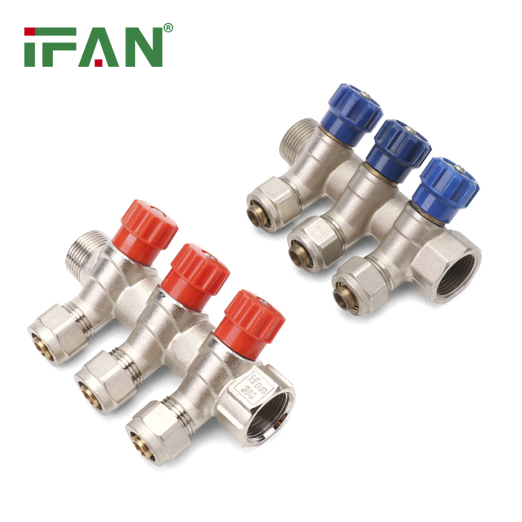 <font color='red'>IFAN</font> <font color='red'>Factory</font> Wholesale <font color='red'>DIN</font> 16892 <font color='red'>Stainless</font> <font color='red'>Steel</font> Manifold <font color='red'>OEM</font> 3/4 -1 Inch Pex <font color='red'>Pipe</font> Manifold 2-4