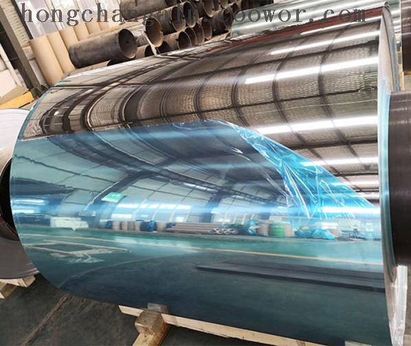 Polished aluminum mirror coil for sale 1050 1100 3003 5052 high brightness mirror aluminum coil