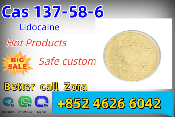API Local Anesthetic Lidocaine <font color='red'>Powder</font> <font color='red'>CAS</font> 137-58-<font color='red'>6</font>！
