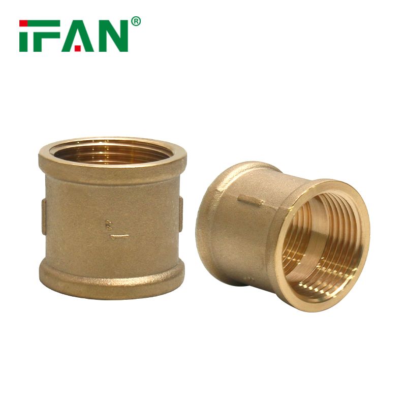 Ifan Manufacturer Lead Free Copper Fitting ASTM F2788 Plumbing Fitting Socket 3/8 -2 Coupling Brass Fitting