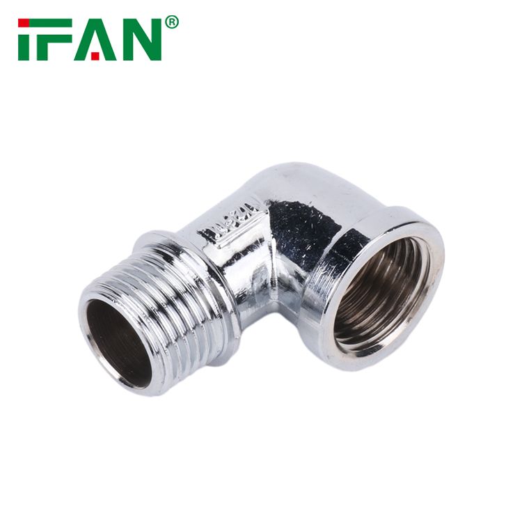 Ifan ISO15875 Brass Pipe Fitting Customizted Sample Copper Fitting Male Elbow Brass Fitting