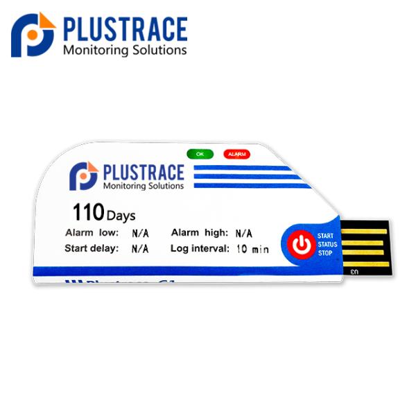 PLUSTRACE G1 V2.0 USB Single use Temperature recorder.