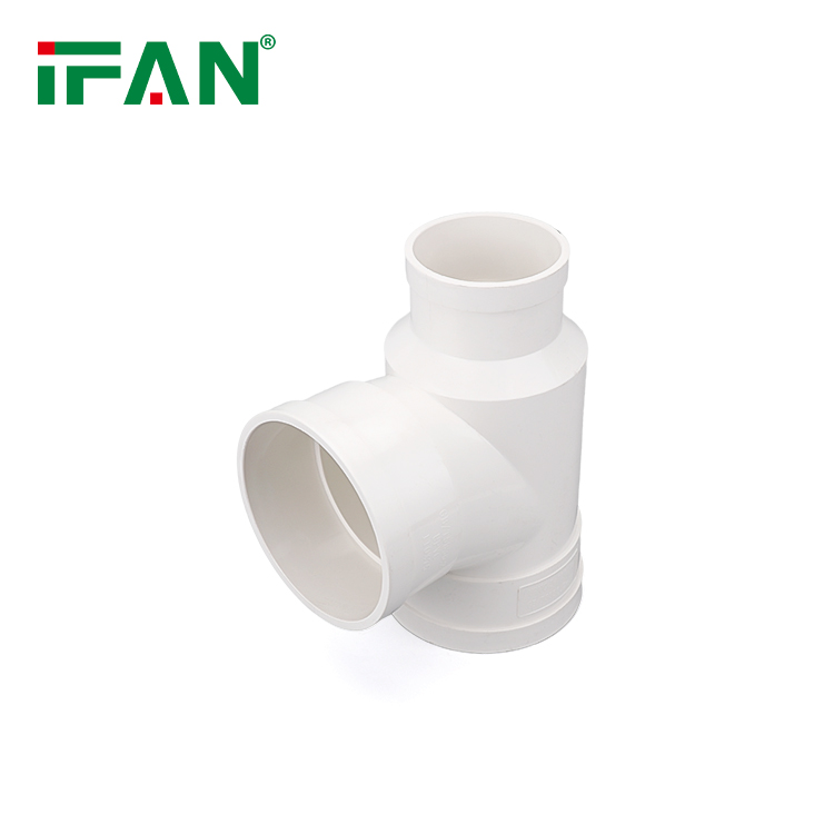 IFAN Plumbing Supplies Upvc Pipe Fitting Factory Wholesale UPVC Bottle Tee OEM ODM UPVC Fitting