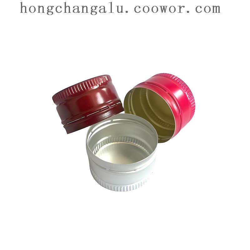 Wholesale 18mm, 24mm, 28mm, 38mm Aluminum ROPP Caps with PE Liners for Wine, Beverage, and Spirit Packaging
