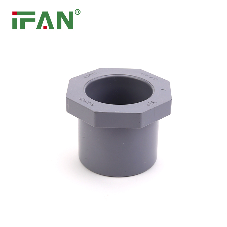 IFAN BS 3505 DIN Corrosion Resistant PVC Pipes Fittings Full Size Water Supply Bushing CPVC Fittings