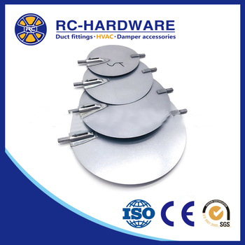 Galvanized Steel Round Patterned Damper For Controlling Air Flow