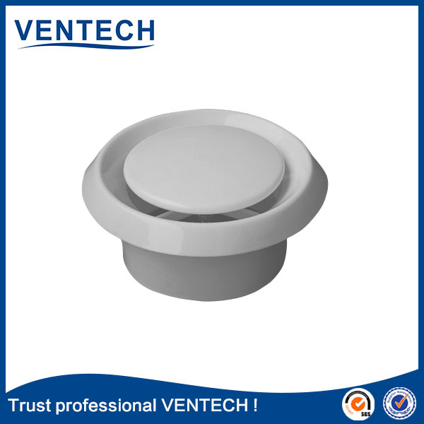OEM plastic disc valve plastic diffuser air ceiling diffuser ventilation air duct