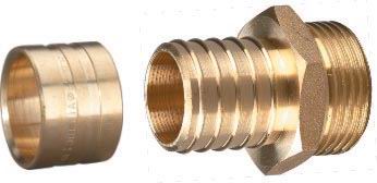 Pex fittings male coupling for pex pipe