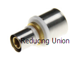 Reducing union multilayer fittings