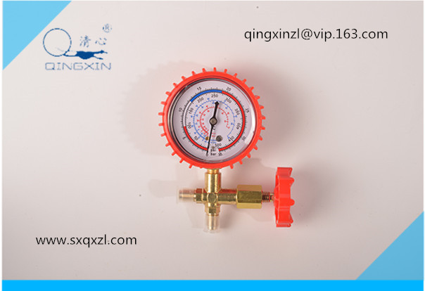 Qingxin CT-466G blue R134a gauge valve single gauge