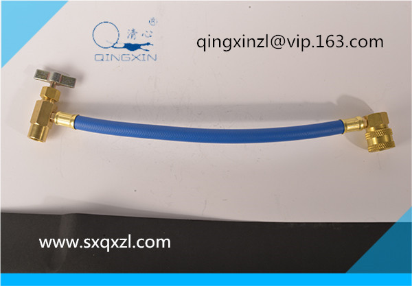 Qingxin R134A can tap valve with quick connection fitting