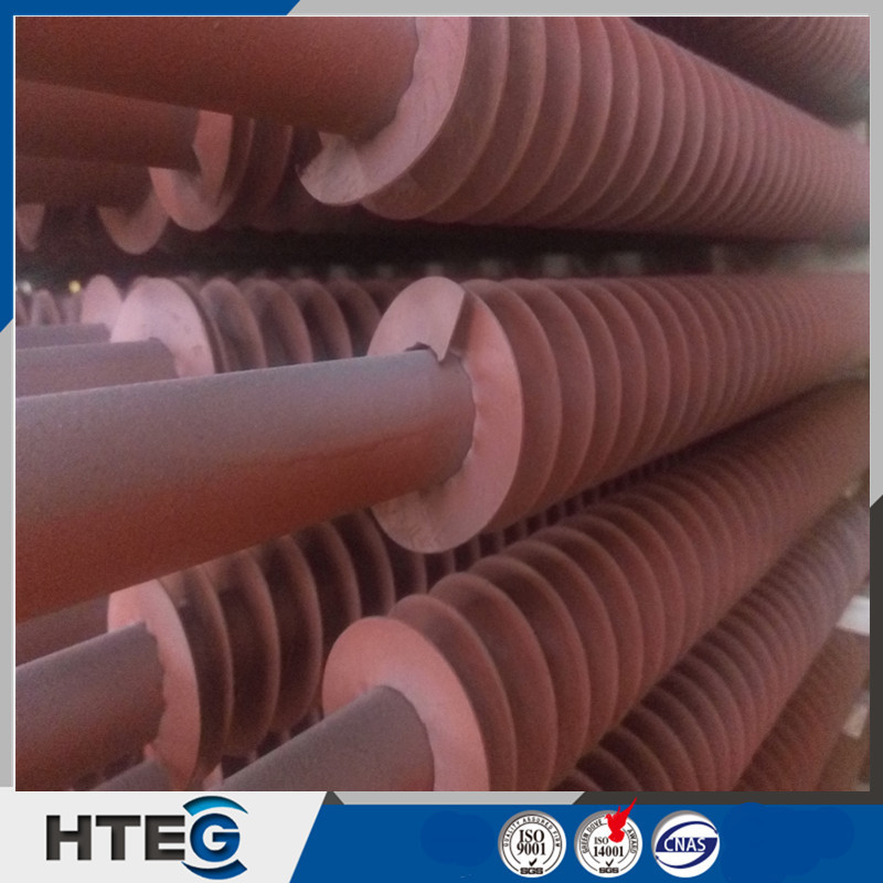 China supplier low carbon steel high frequency welding spiral finned tubes