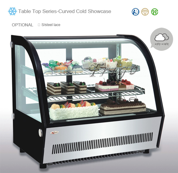 Table Top Series Curved cold Showcase