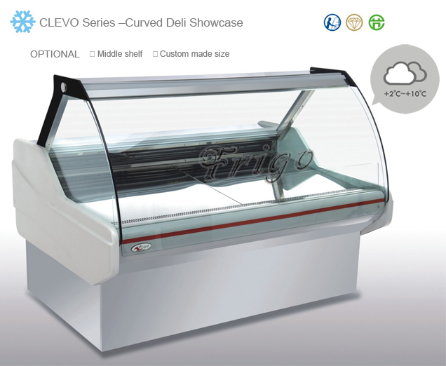CLEVO Series Curved deli showcase