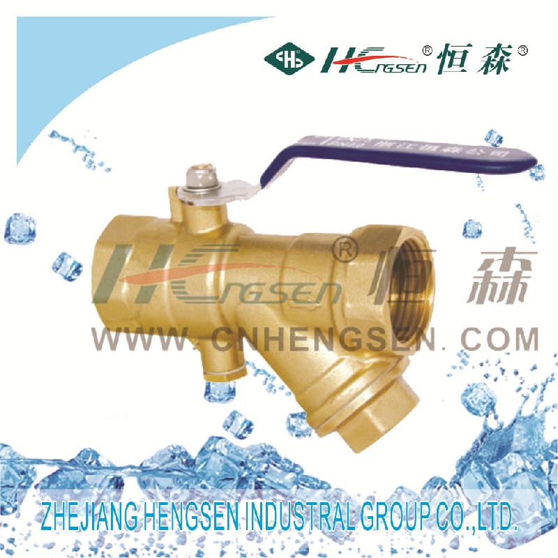 Hengsen Filter with ball valve