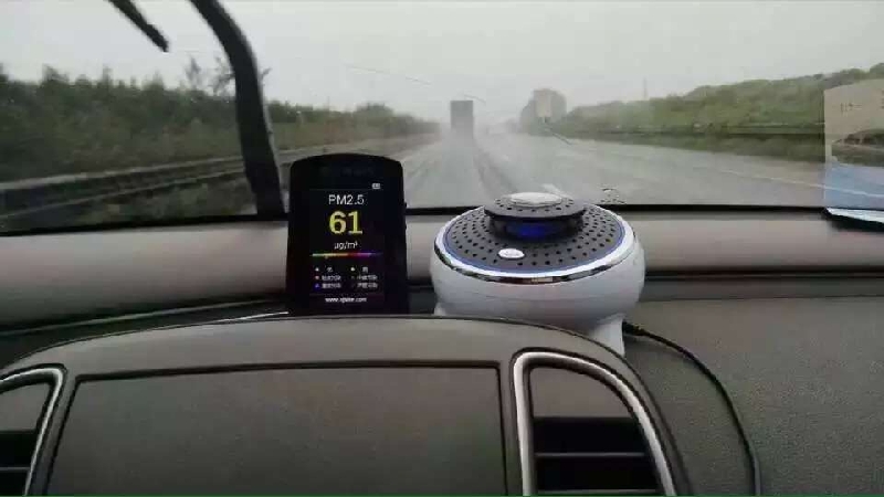 Car Air Purifier with Compass (CLA-09)