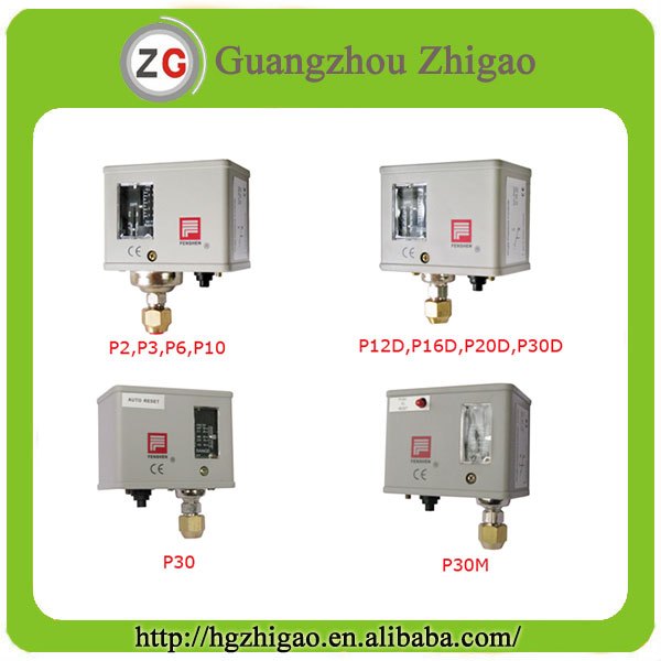 P series pressure controls for refrigeration condensing unit