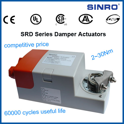 Sinro Damper Actuator SRD03 Series with Torques 2 - 30 Nm