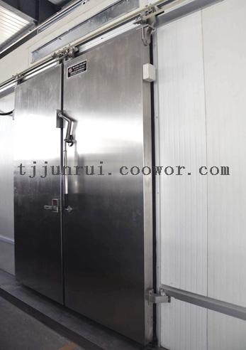 Heat insulation PU Panel cold room with cold room sliding door