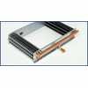 Minibus rooftop condenser coils