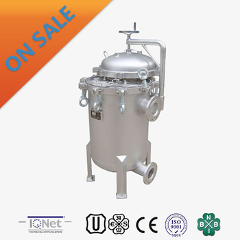 Industrial chemical stainless steel bag type filter tank with good price