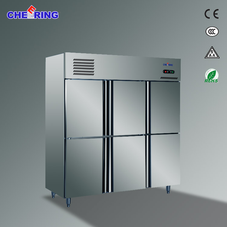 Freezer type single temperature double doors refrigerator for Kitchen