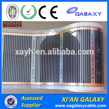 Far infrared electric heating film transparent heaters