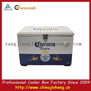 20L Corona promotional metal outdoor corona wine cooler box camping