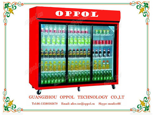 OP-305 Large Capacity Beer Storage Cooler Supermarket Beer Display Cooled Freezer