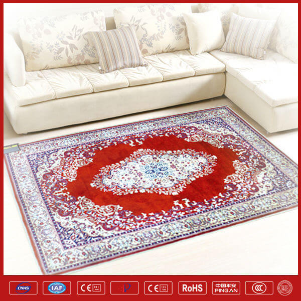 NFDT-200150 Foshan far infrared <font color='red'>blue</font> and <font color='red'>red</font> color electric heating carpet with thermostat