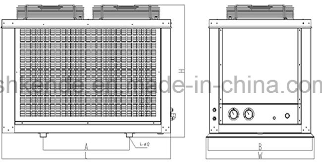 Low Temperature Box Type Condensing Unit with Bitzer Piston Compressor