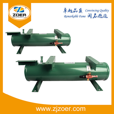horizontal liquid receiver