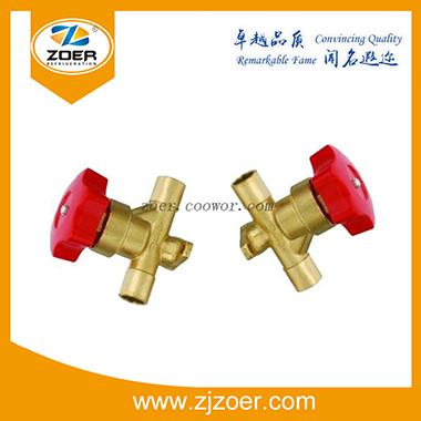 Welding hand valve