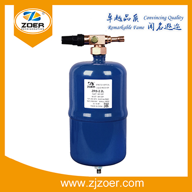 vertical refrigerant receiver