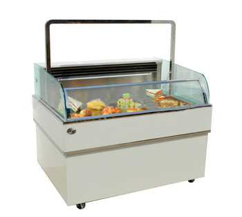 Apex Top Open Type Refrigerated Produce Display Cooler Countertop