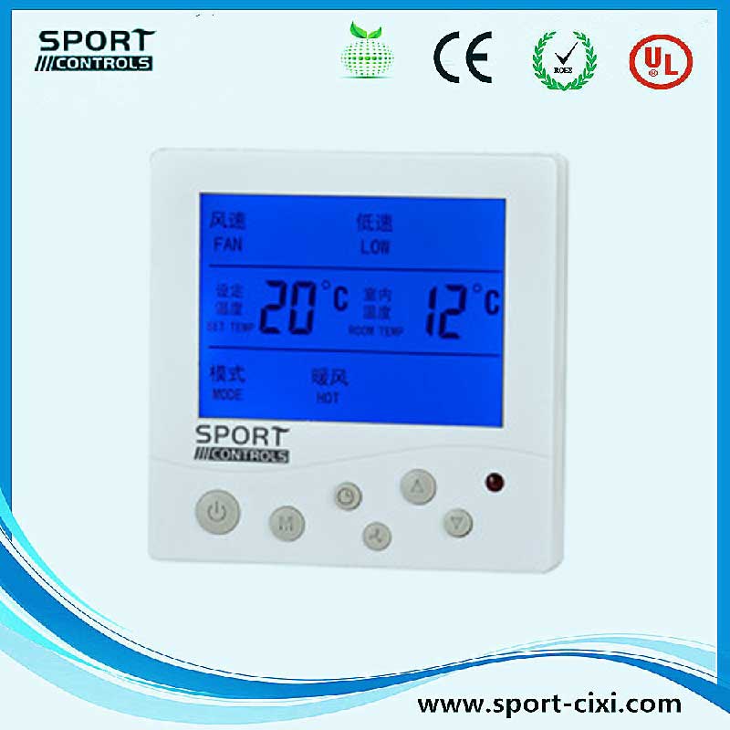 factory favorable price LCD Room thermostat Flame retardant PC