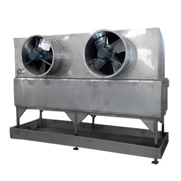 Wall mounted stainless steel ammonia evaporator