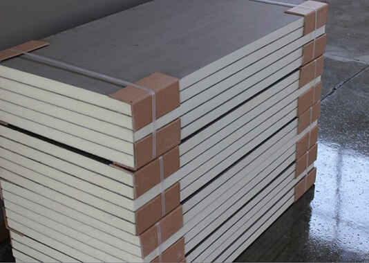 100mm PU panels customized cold room panels with color steel surface