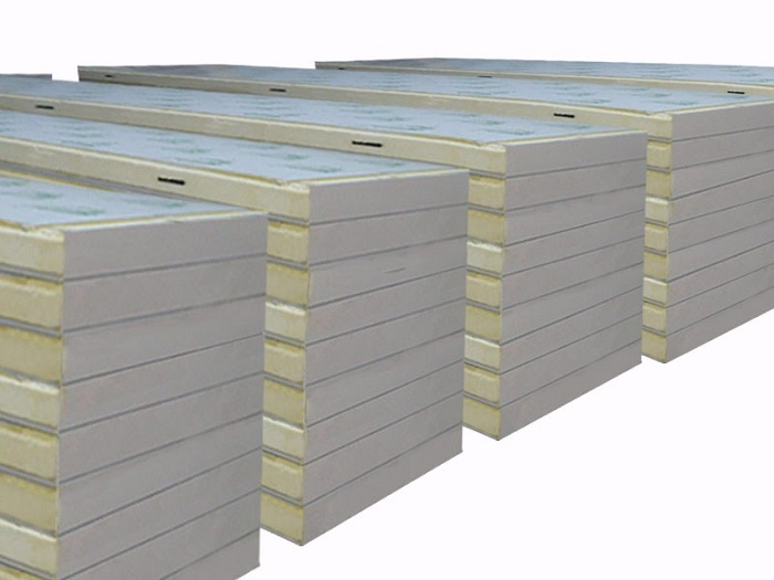 75mm PU sandwich panels customized cold room panels with color steel plate