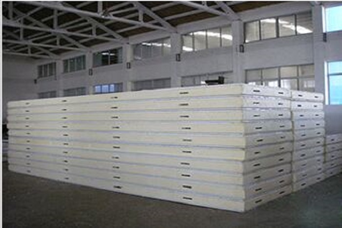 100mm polyurethane foam sandwich panel , polyurethane sandwich panel , pu sandwich panel