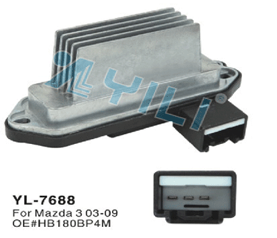 blower motor  resistor YL-7688 for Mazda 3  OE#HB180BP4M