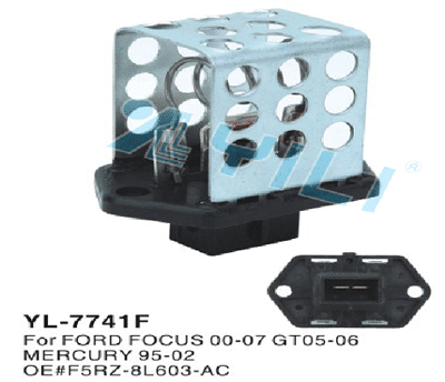 Blower motor resistor YL-7741F For Ford   OE# F5RZ8L603AC