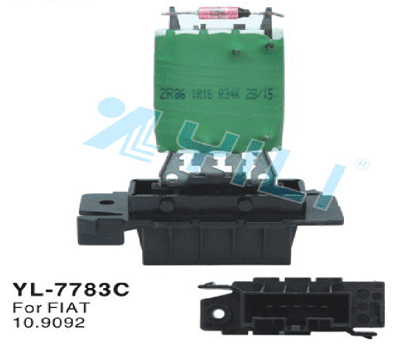 Blower motor resistor YL-7783C  for Fiat  OE# 10.9092