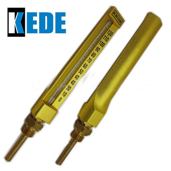 thermoemter anodized aluminium cylindrical thermometers