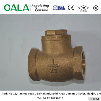 bornze swing check valve bronze casting