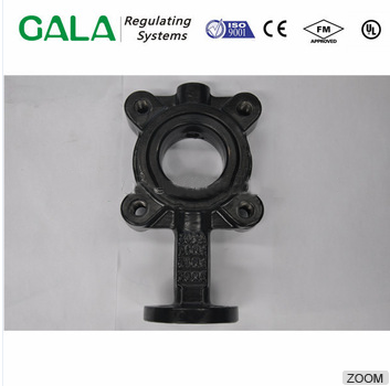 Best quality butterfly valve body cast iron rosette irons